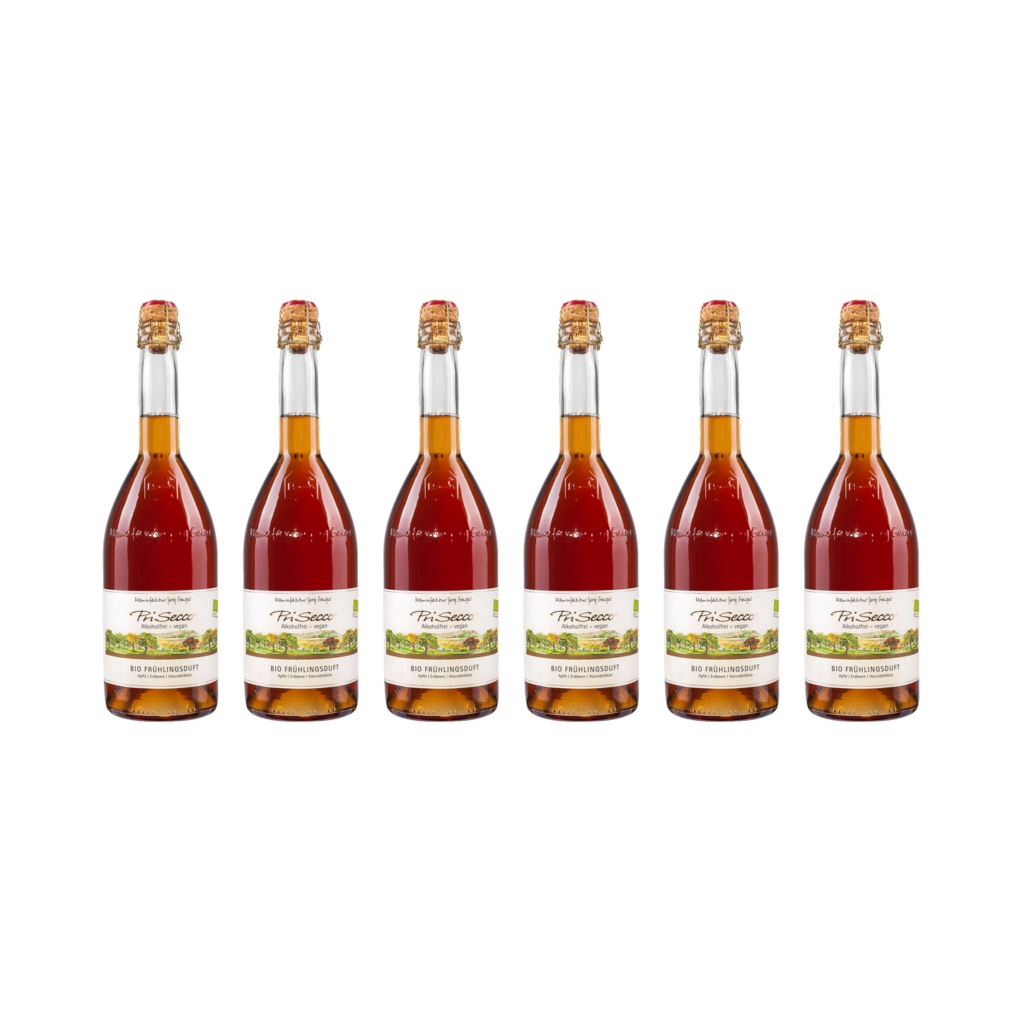 Prisecco – Bio Frühlingsduft – alkoholfrei — 6× 750 ml