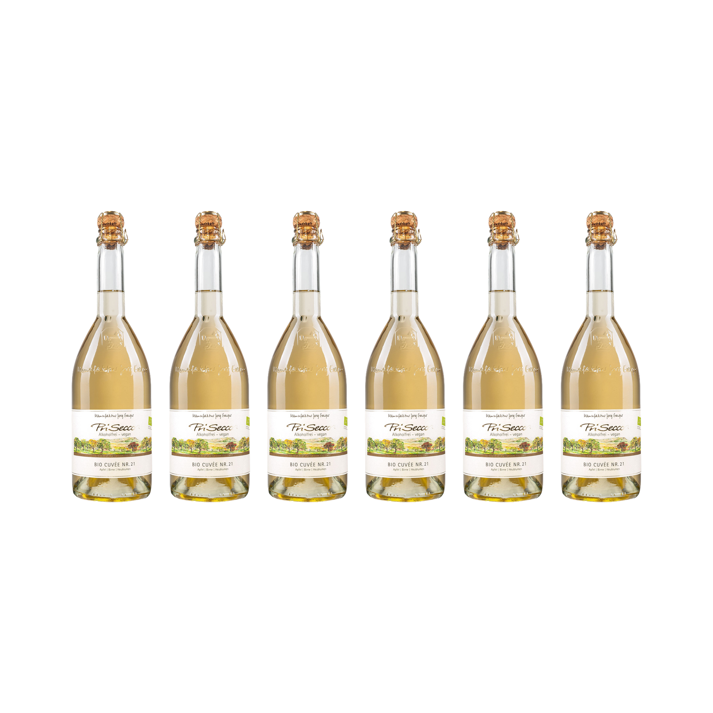 Prisecco Cuvée Nr. 21 – alkoholfrei — 6× 750 ml