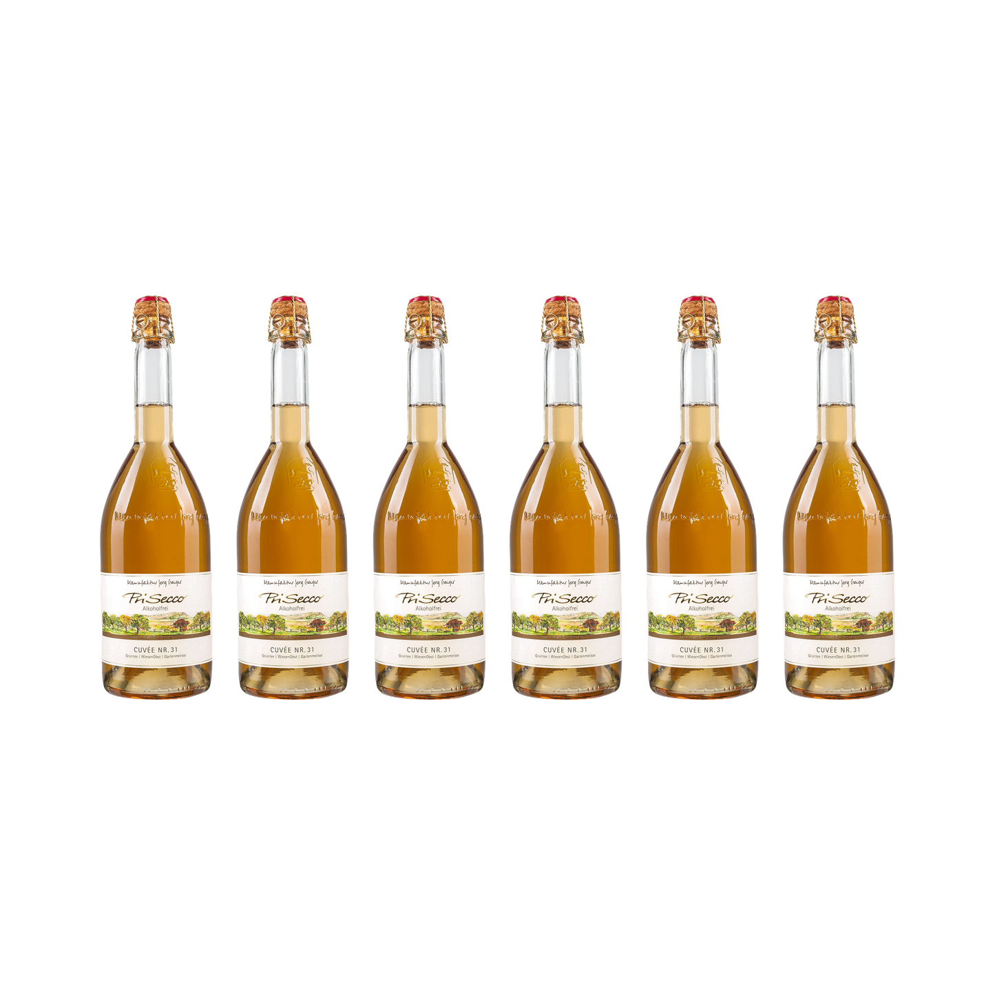 Prisecco Cuvée Nr. 31 – alkoholfrei — 6× 750 ml