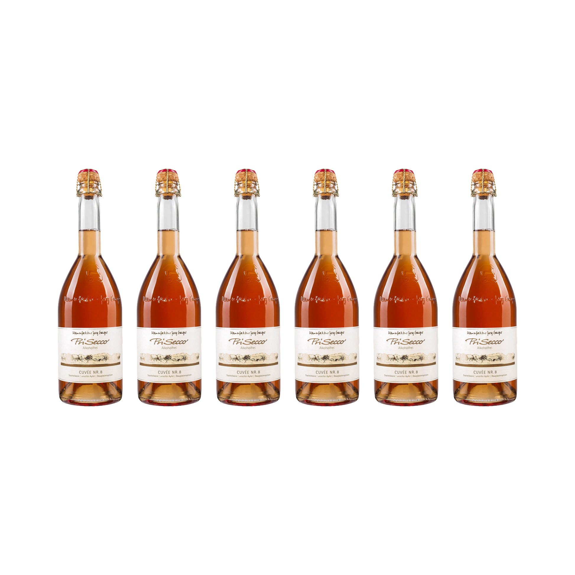 Prisecco Cuvée Nr. 8 – alkoholfrei — 6× 750 ml
