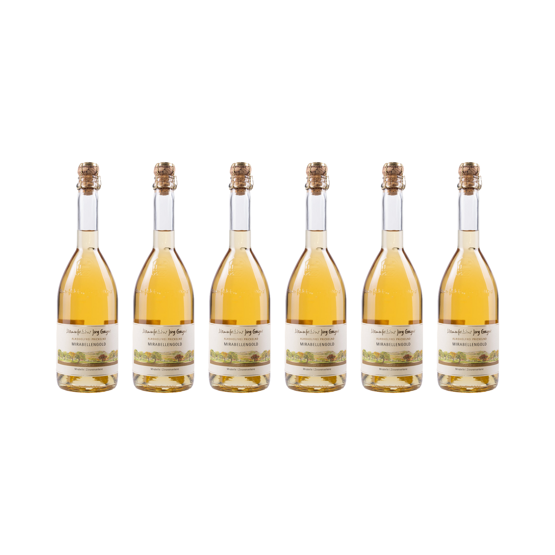 Prisecco – Mirabellengold – alkoholfrei — 6× 750 ml