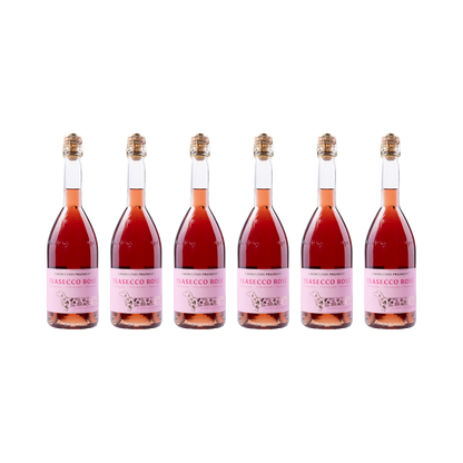 Teasecco Rosé – alkoholfrei — 6× 750 ml