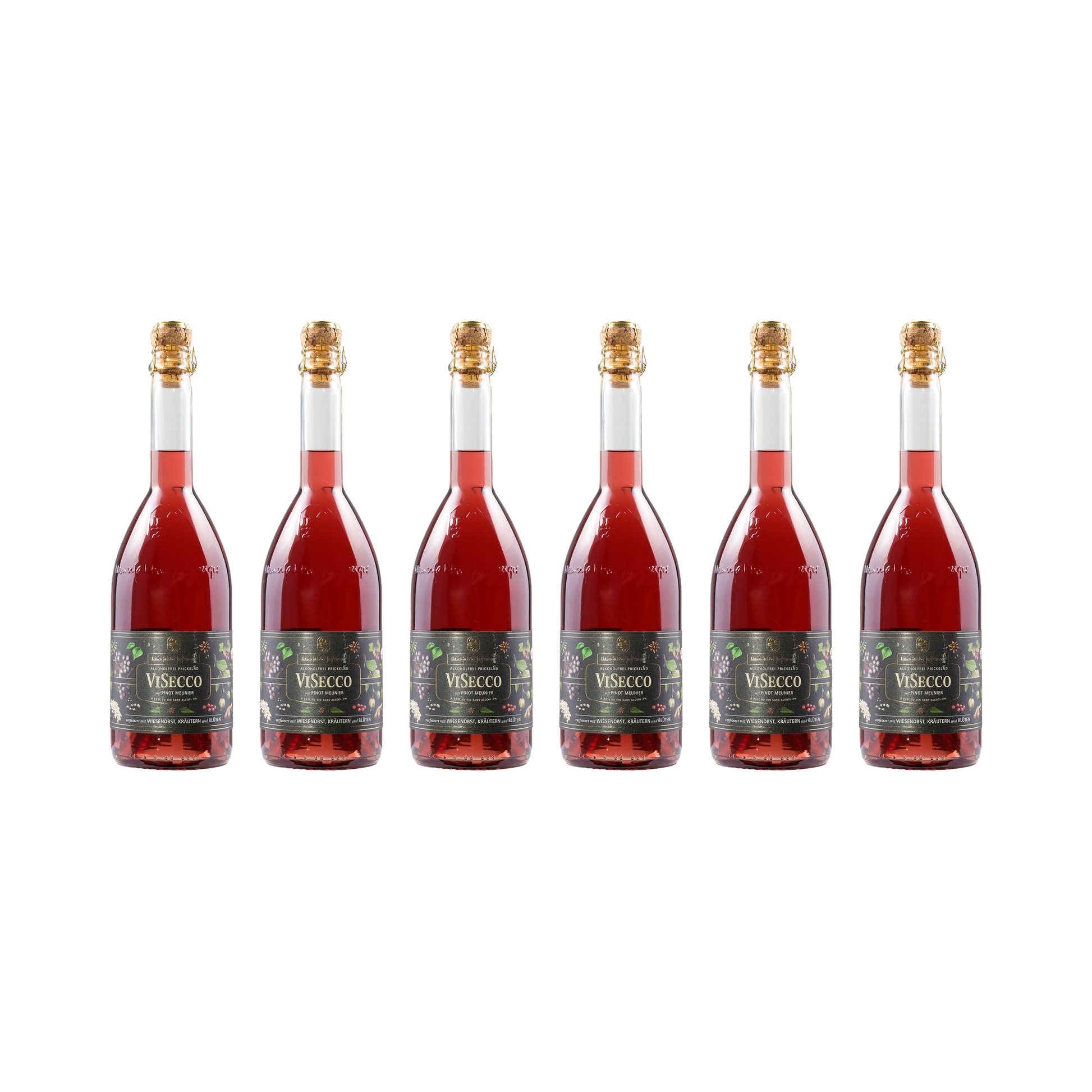 ViSecco Pinot Meunier – alkoholfrei — 6× 750 ml