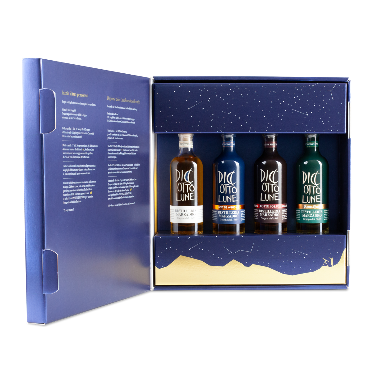Grappa Adventskalender mit Schokolade