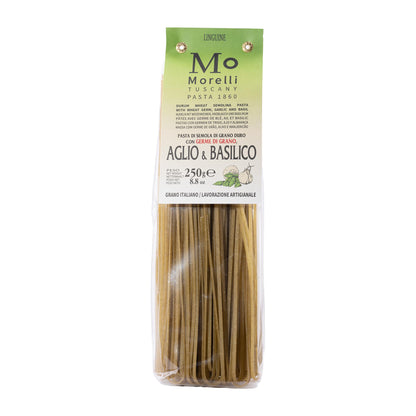 Linguine Aglio e Basilico – green pasta with garlic