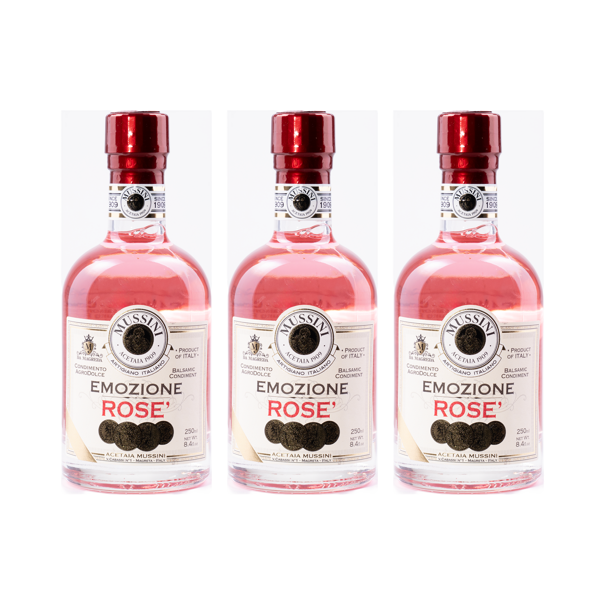 Mussini Emozione Rosé — 3er Set