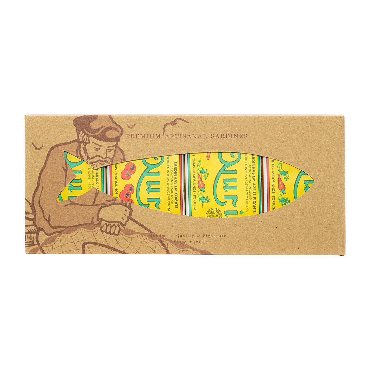 Nuri  Sardinen Geschenk  4er Box