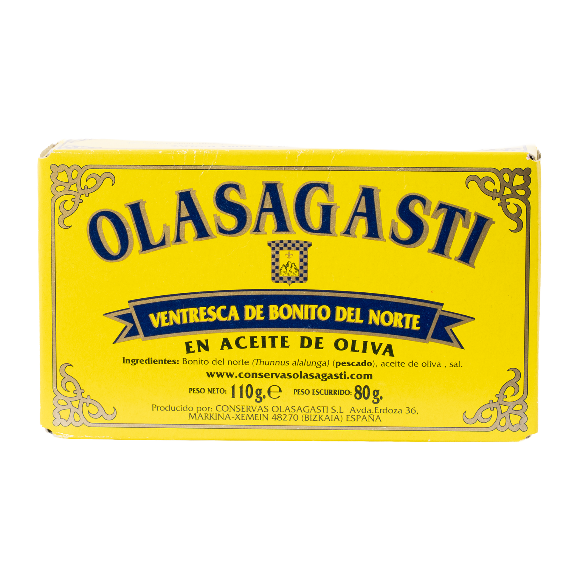 Olasagasti Ventresca – Thunfischbauch in Olivenöl 110g