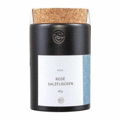 Rosé Salzflocken – Keramikdose