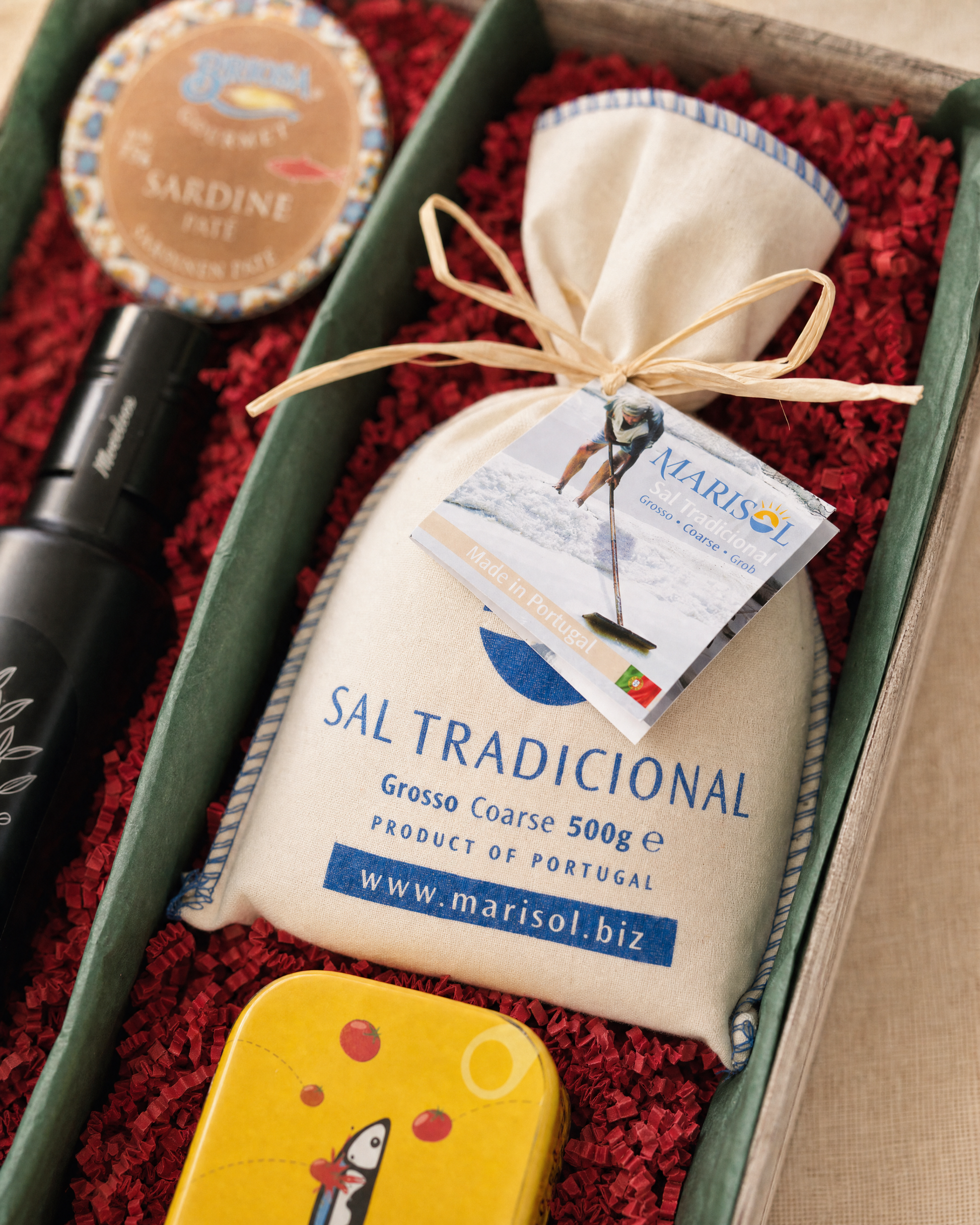 Marisol Meersalz im Baumwollsack in der Portugal Gourmet Genussbox