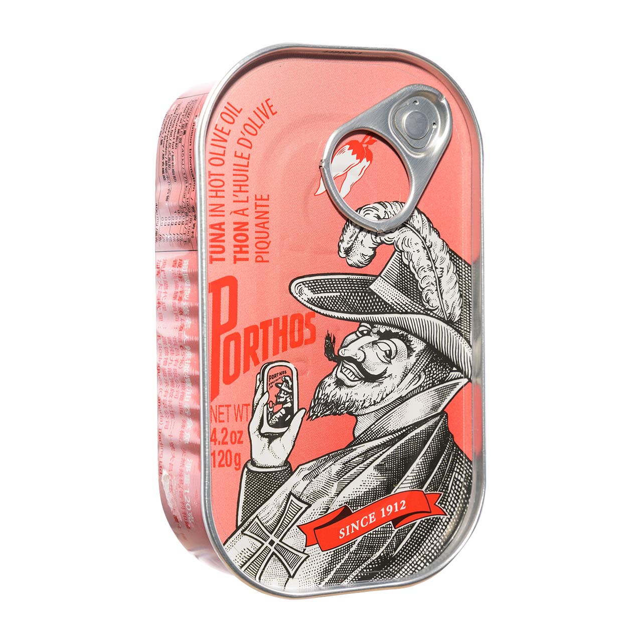 Porthos  Thunfisch in scharfem Olivenöl  125g