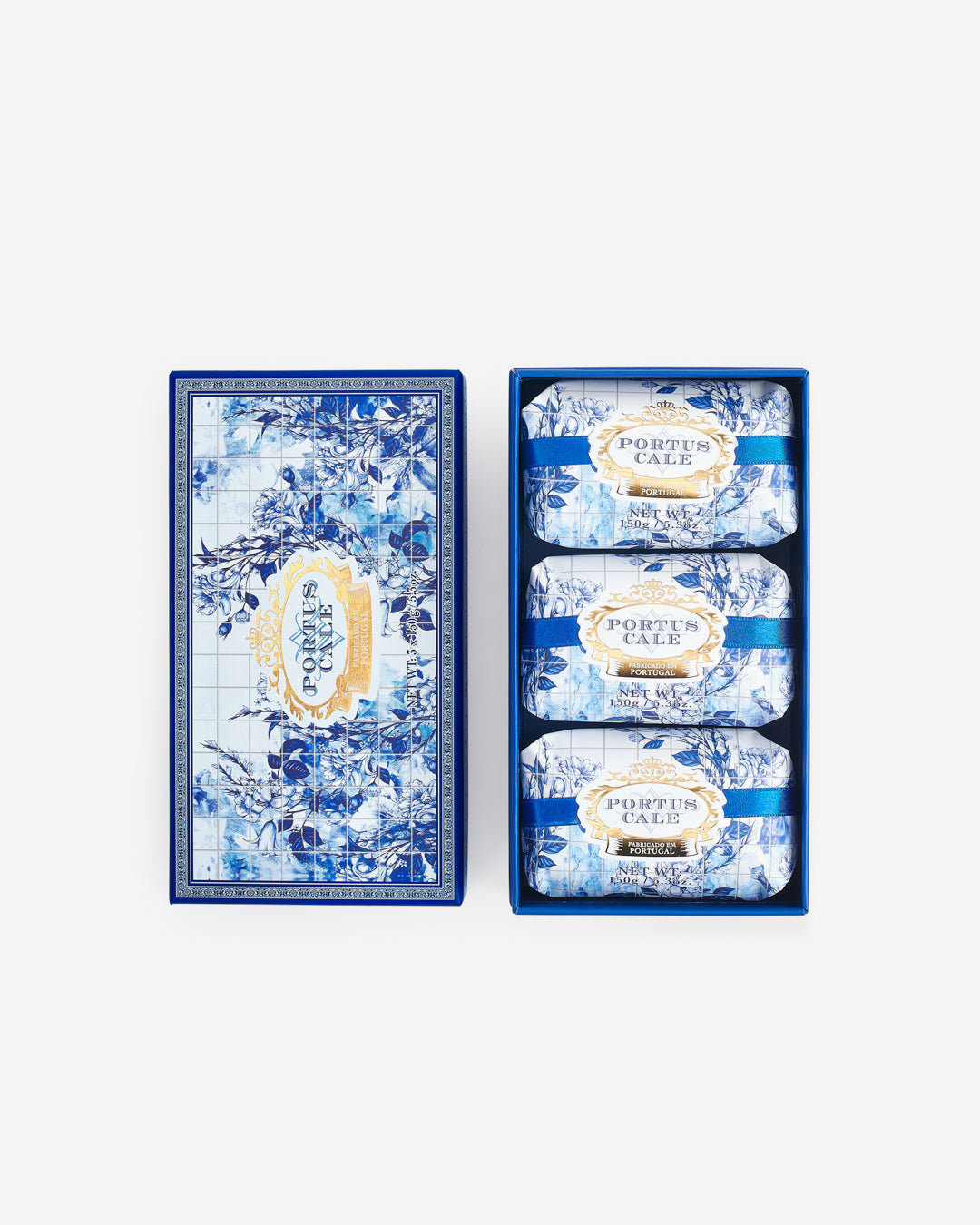 Seifen Geschenkset Gold & Blue – Packshot