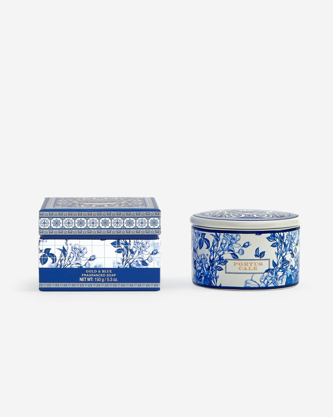 Seife Gold & Blue – Schmuck Dose – Packshot