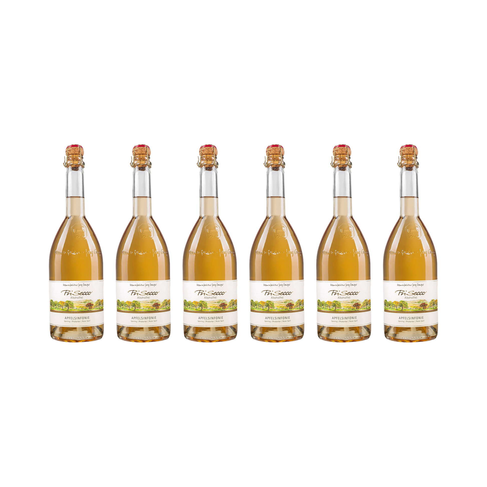 Prisecco – Apfelsinfonie – alkoholfrei — 6× 750 ml