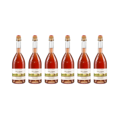 Prisecco – Rosenzauber – alkoholfrei — 6× 750 ml