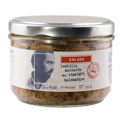 Linsensalat im Glas