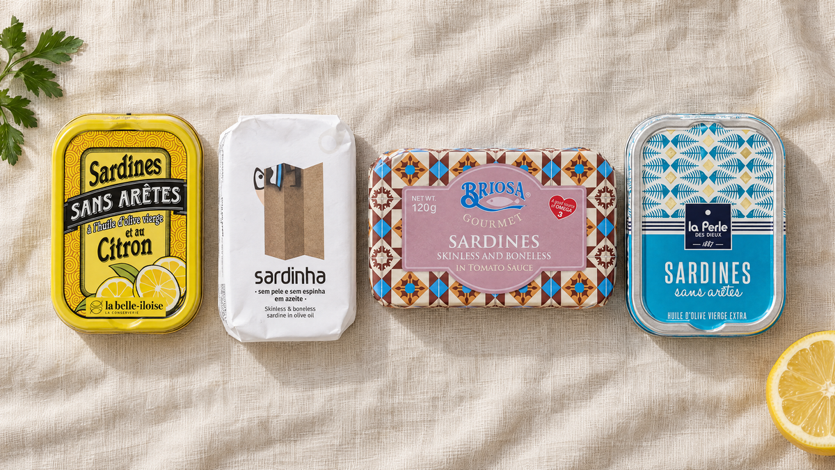Sardinen ohne Gräten: Filets ohne Haut & Gräten
