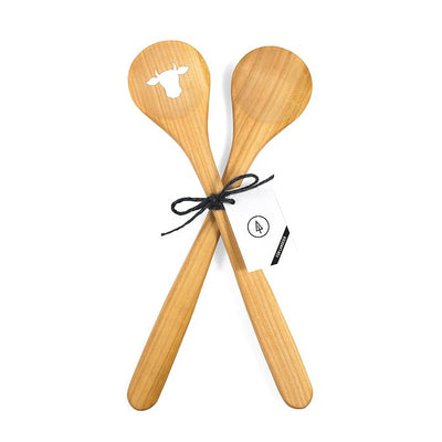 Salatbesteck – Kuh