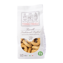 Taralli mit Olivenöl,