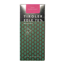 Purissima Maxima  Bergminze  Schokolade ohne Zuckerzusatz