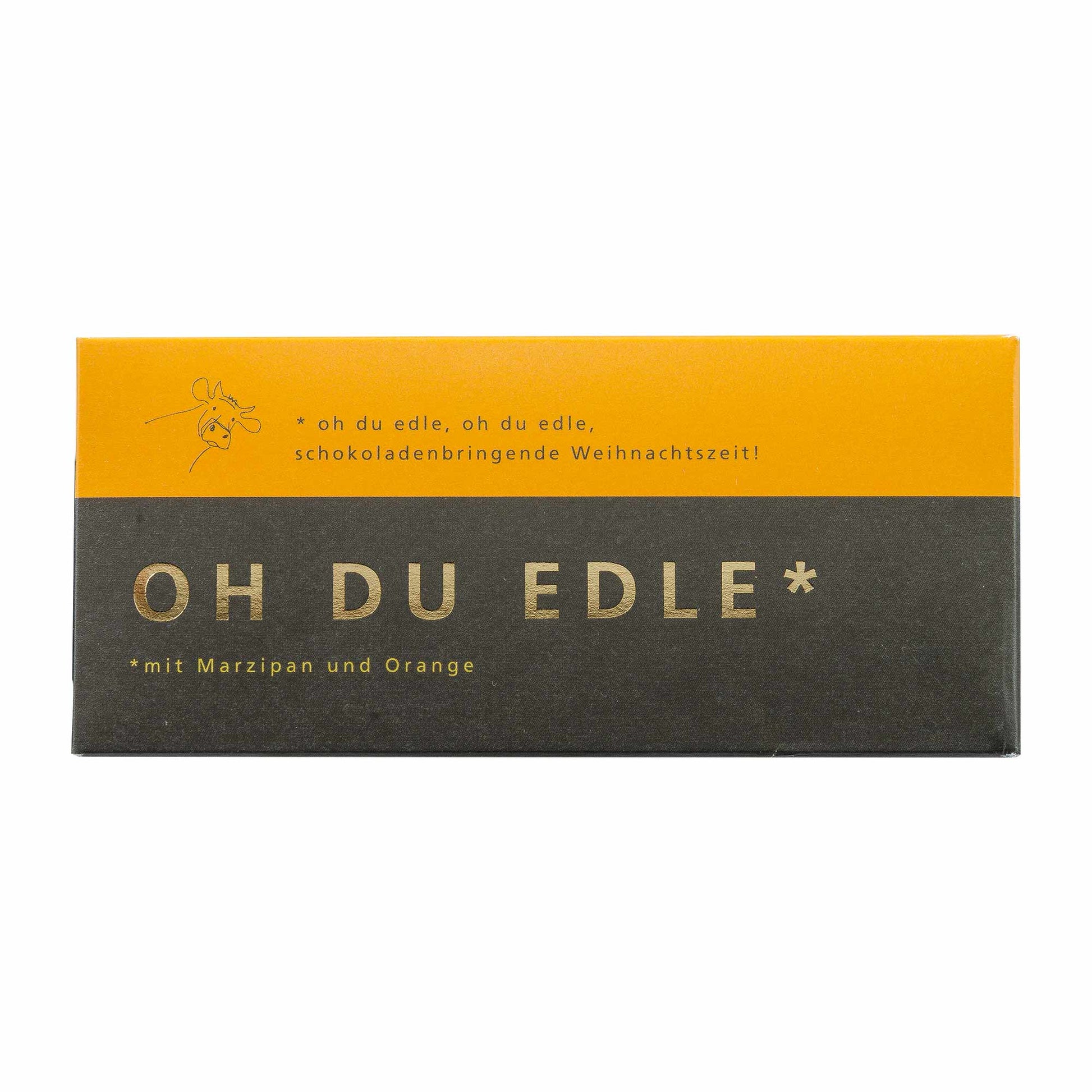Tiroler Edle  Weihnachtsschokolade Orangen Marzipan