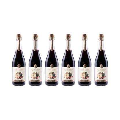 Frucht-Secco Apfel Heidelbeere Kirsche – alkoholfrei – 6× 750 ml