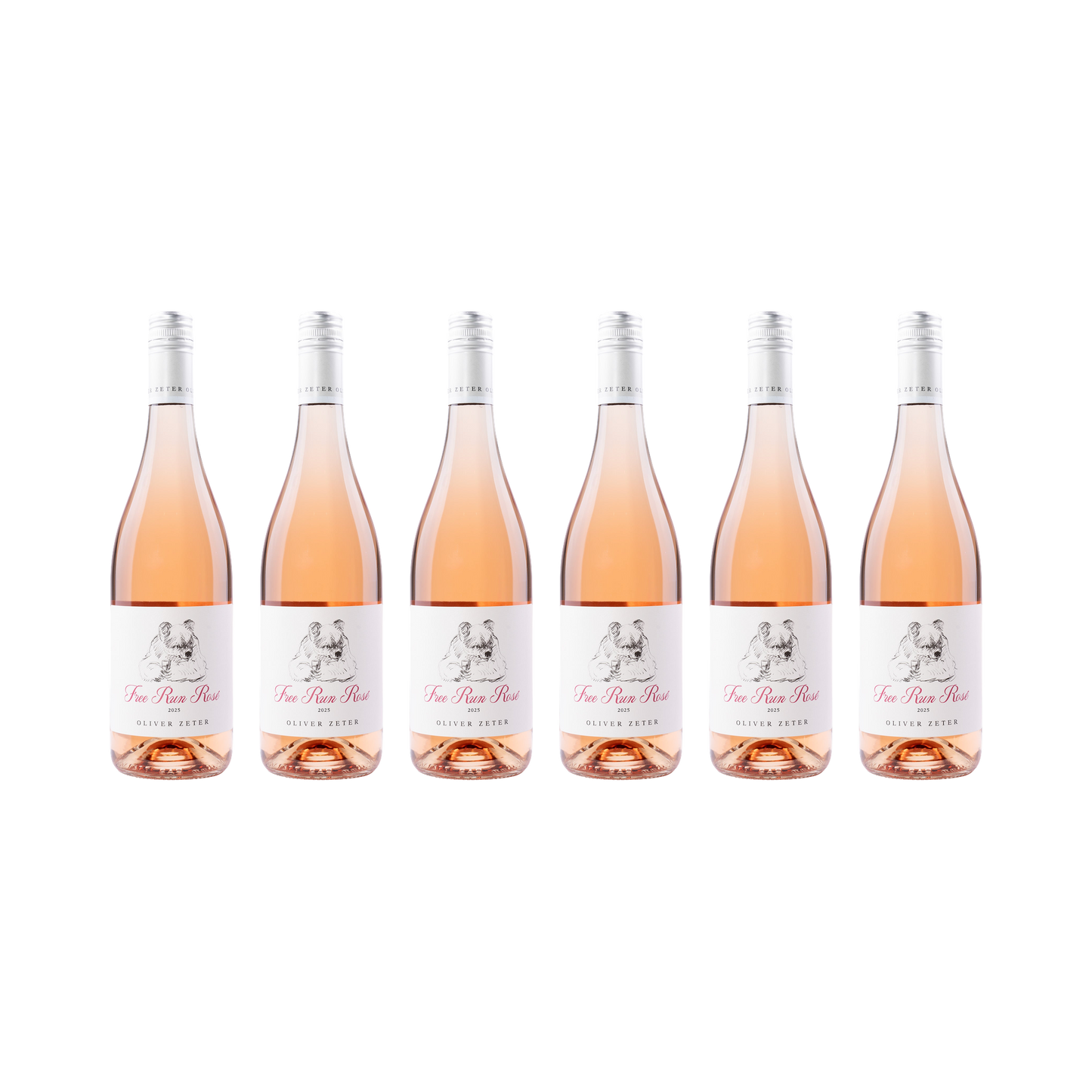 Free Run Rosé – 2025 — 6× 750 ml