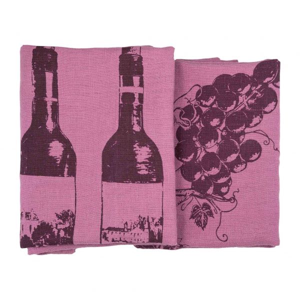 Frohstoff | Leinen Geschirrtuch Set Vino