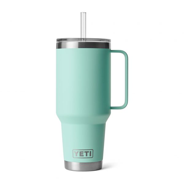 YETI | Trinkbecher mit Trinkhalm-Deckel | 25 OZ (710ml) | Seafoam (Türkis)