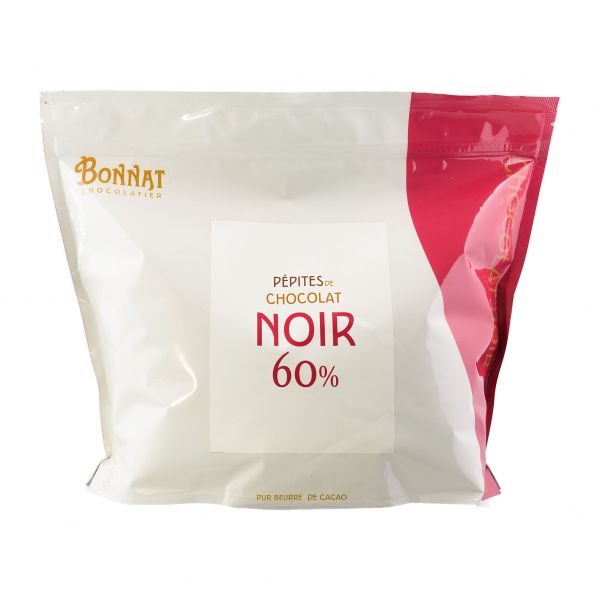 Bonnat Schokolade | Kuvertüre 60% | 3kg Beutel