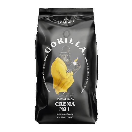Gorilla Kaffee | Crema No. 1 | Schwarz | 1kg