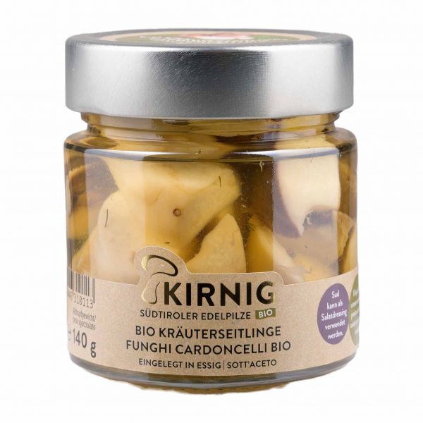 Kirnig | eingelegte Bio Kräuterseitlinge | 220g