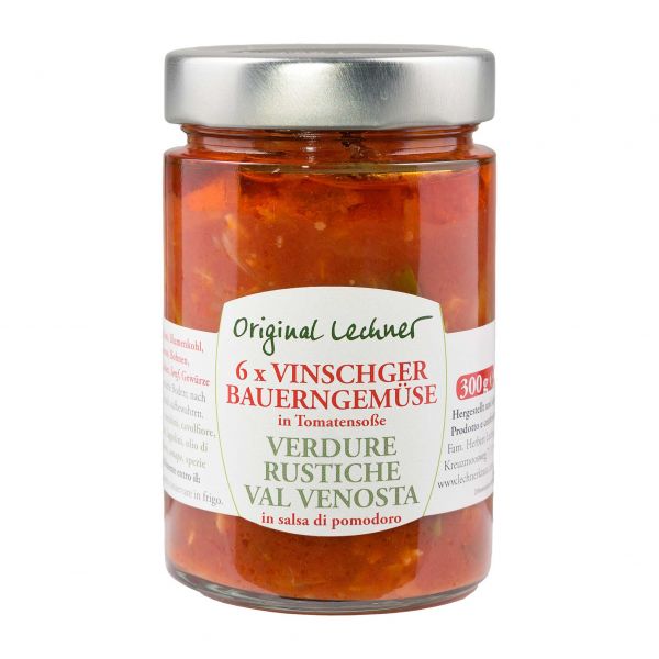 Lechner | Vinschger Bauerngemüse in Tomatensoße | 300g