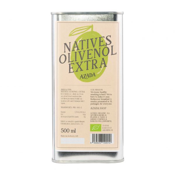 Azada | Bio Olivenöl extra nativ | 500ml