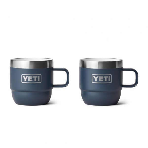 YETI | Espresso-Tassen stapelbar | 2x 6 OZ (177ml) | Navy (Blau)